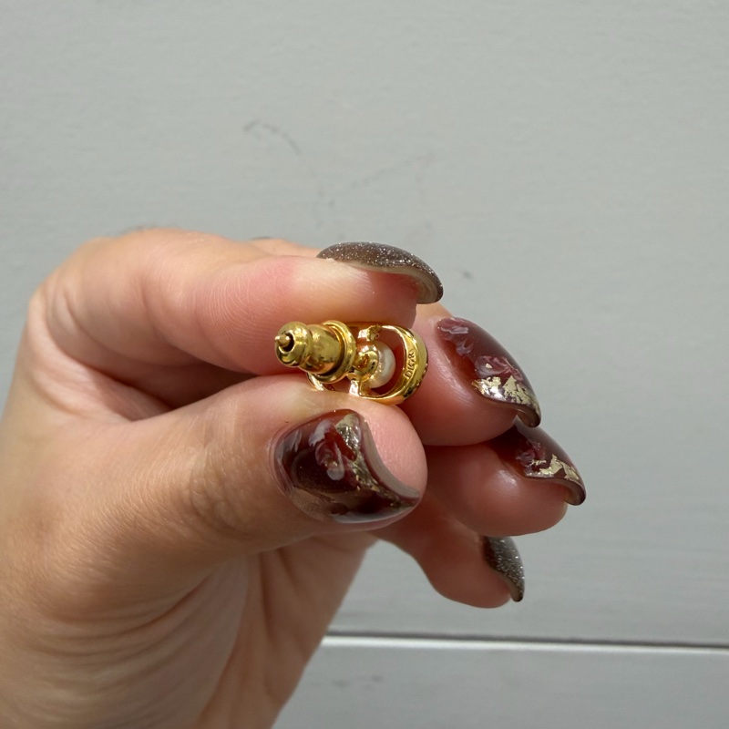 Dior Petit CD Jolie珍珠耳針式耳環-2