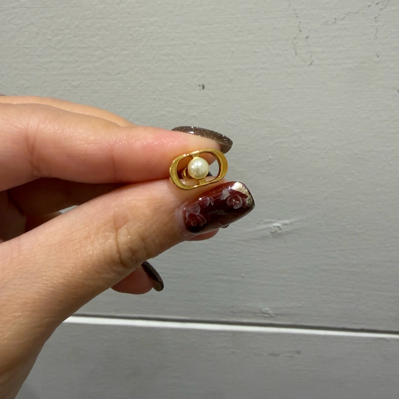 Dior Petit CD Jolie珍珠耳針式耳環-3