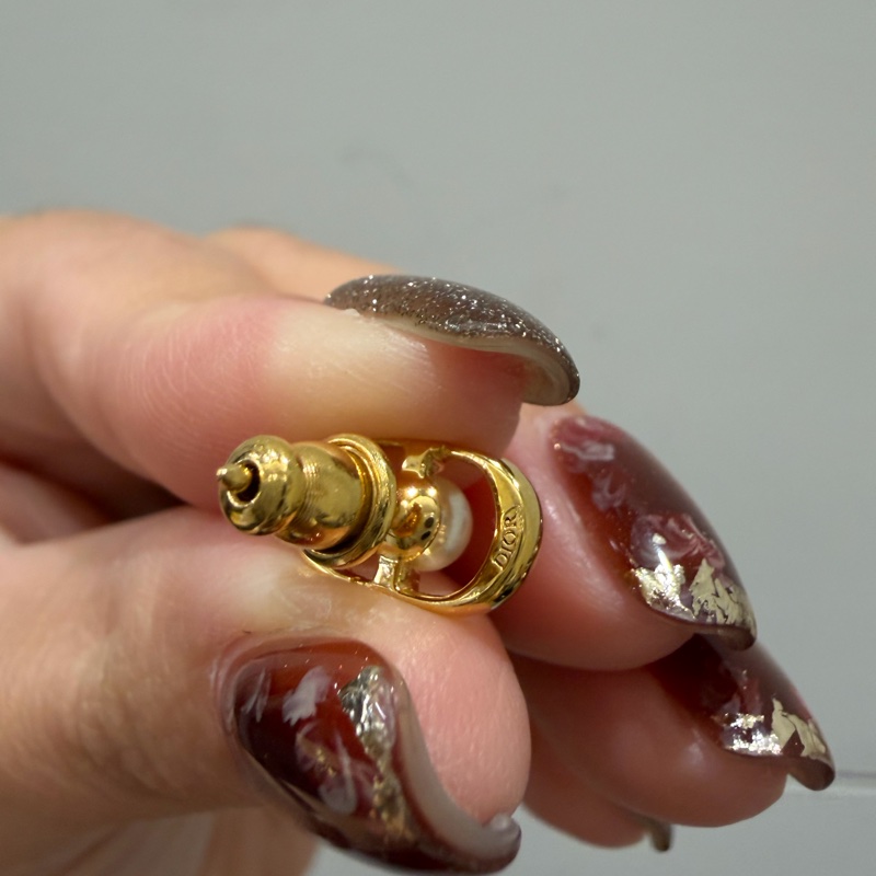 Dior Petit CD Jolie珍珠耳針式耳環-5