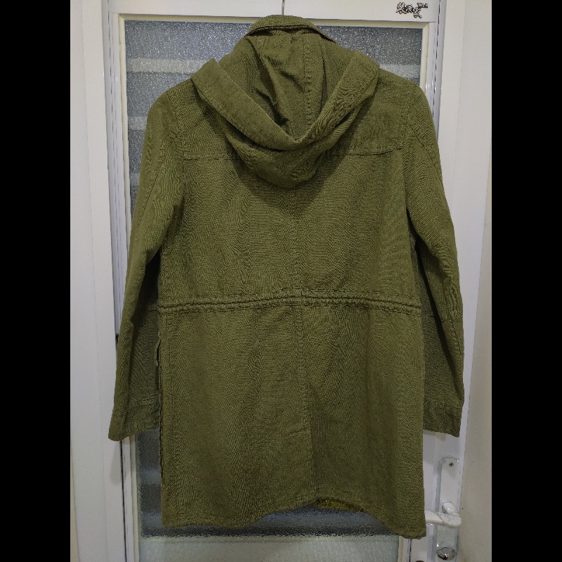 Burberry 軍綠單寧布外套-2