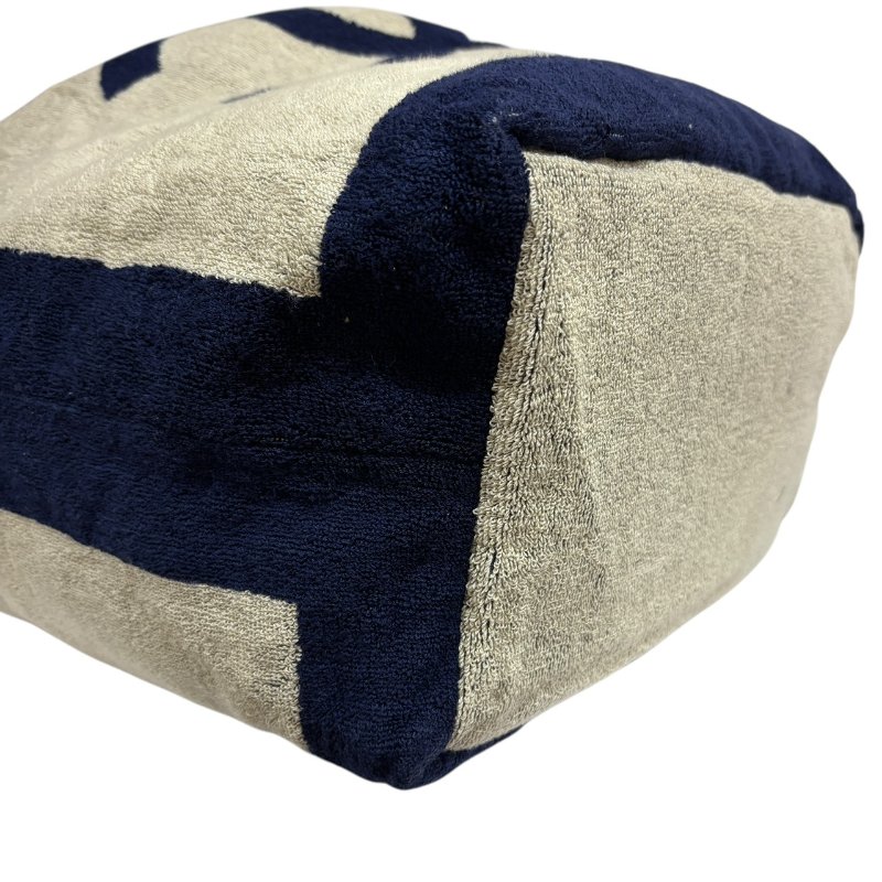 【美收精品】CHANEL 藍白毛巾包組 4-490-6