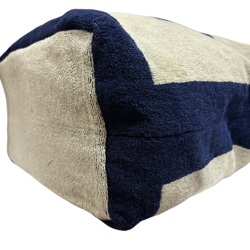 【美收精品】CHANEL 藍白毛巾包組 4-490-7