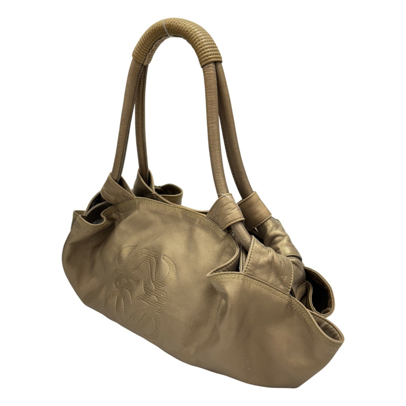 金色 羊皮 Nappa Aire 手提包 【LOEWE 羅威】-1