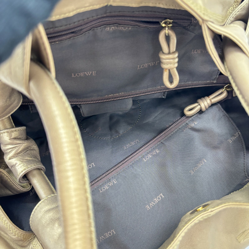 金色 羊皮 Nappa Aire 手提包 【LOEWE 羅威】-5