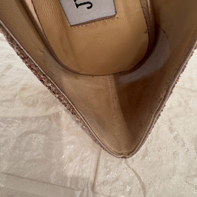 JIMMY CHOO璀璨粉色閃亮高跟鞋-21