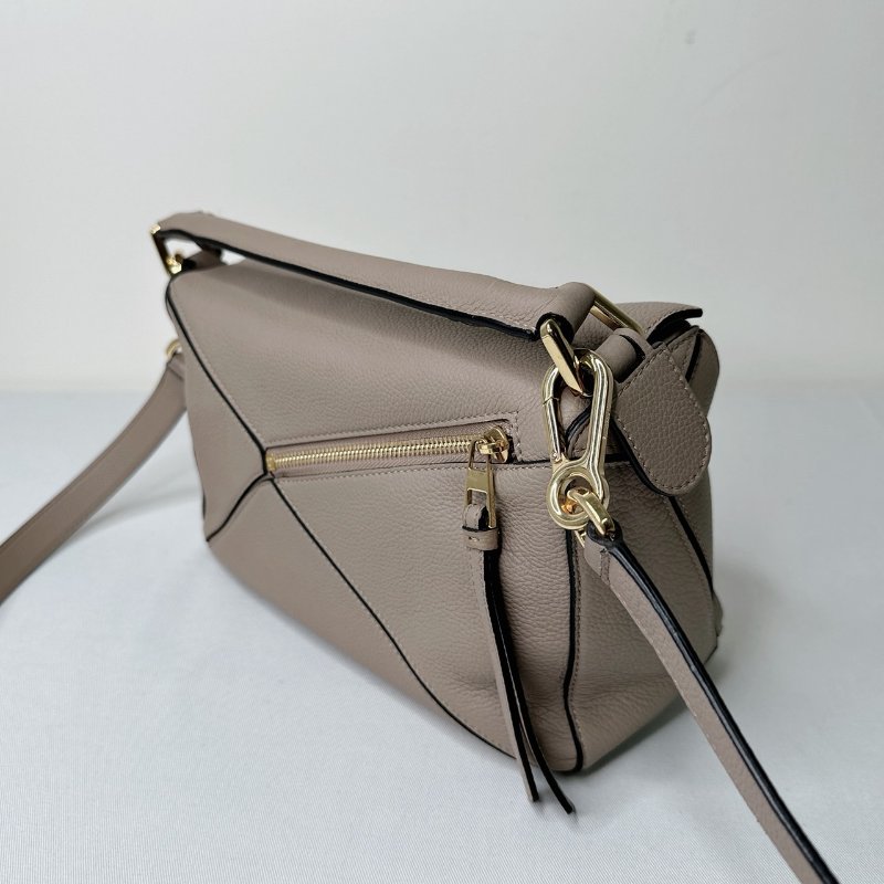 LOEWE Puzzle 粒面小牛皮小款手提包-4