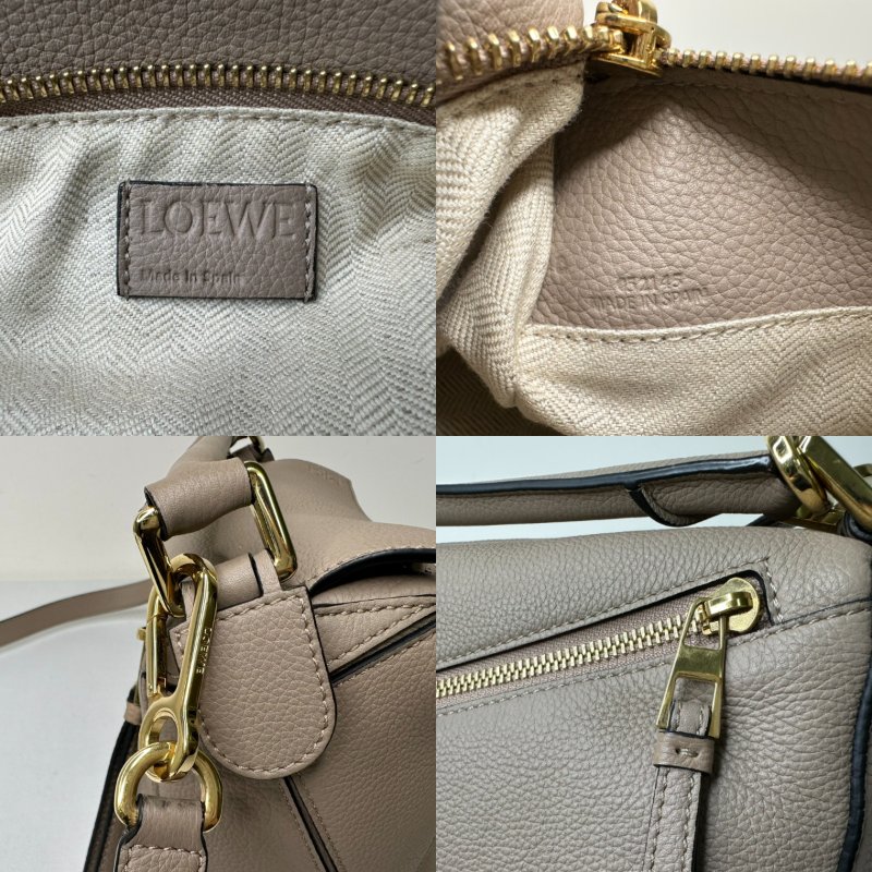 LOEWE Puzzle 粒面小牛皮小款手提包-9