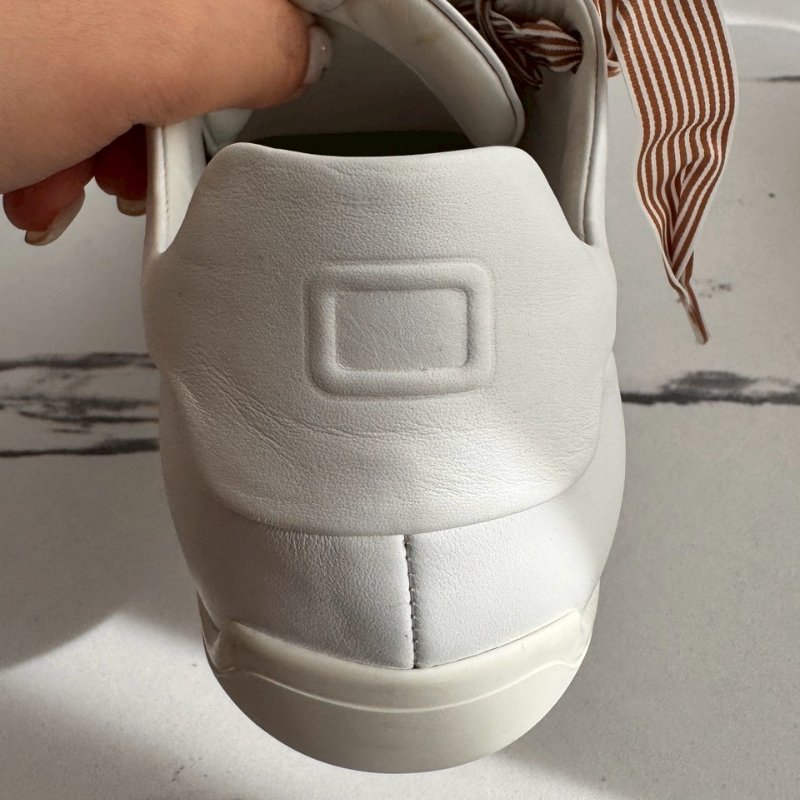 RV蝴蝶結綁帶白布鞋-4