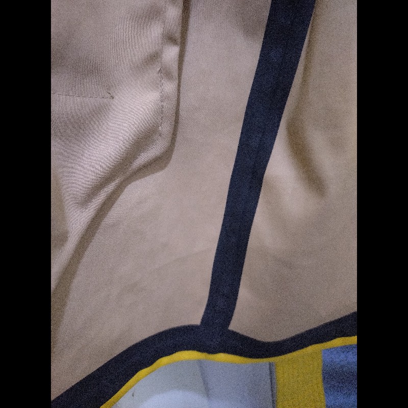 Burberry 黃色單排黑釦風衣-10