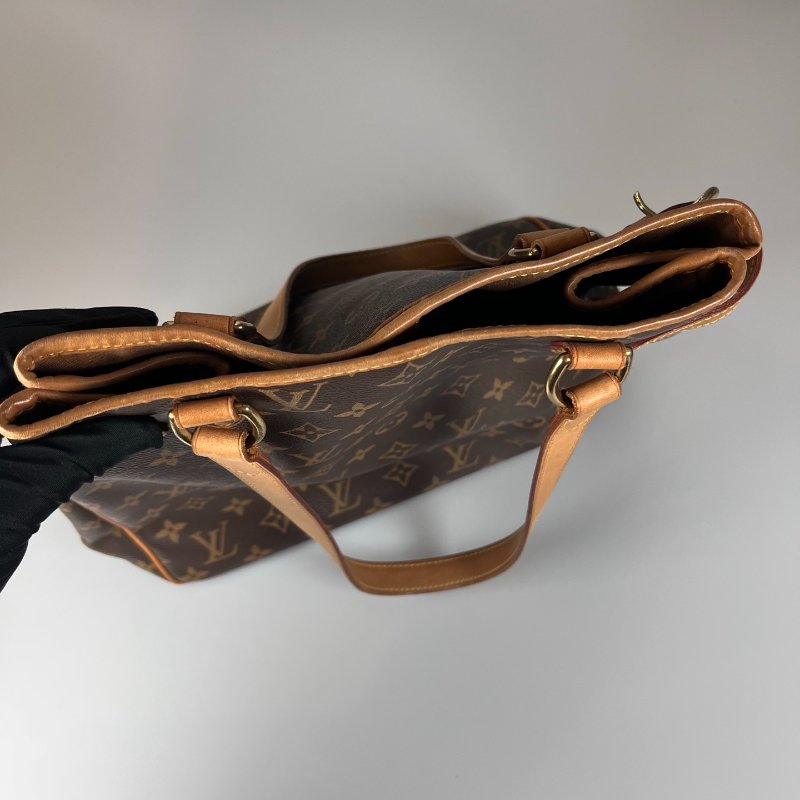 LV M51153 老花直式購物包-5