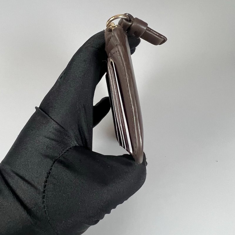 CHLOE 深咖色卡包零錢包-2