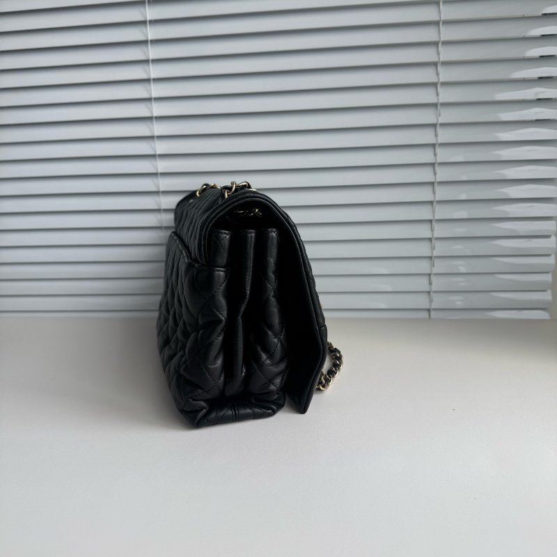 Chanel香奈儿 風琴包 黑色18開有卡-3