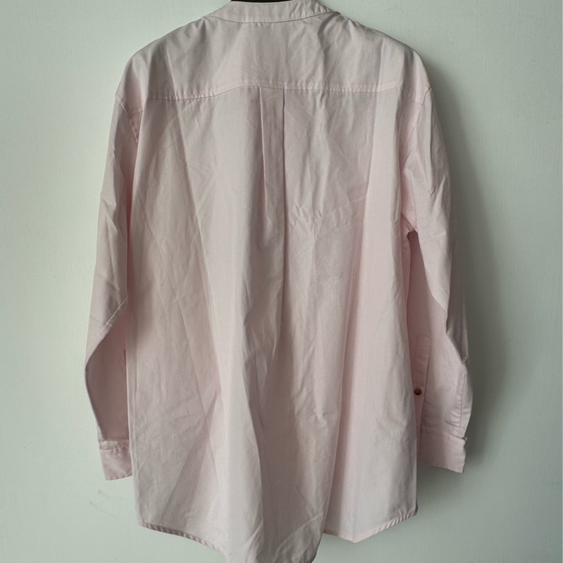 Burberry 粉色長袖襯衫-1