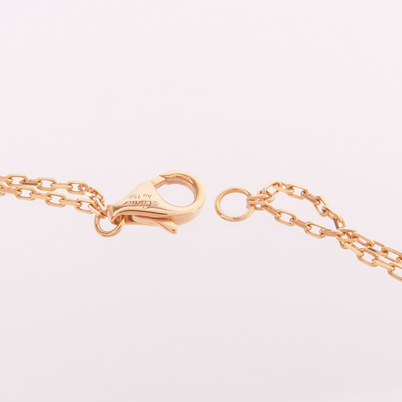 CARTIER 18K玫瑰金Love Pendant 2 Diamonds鑽石項鍊-5