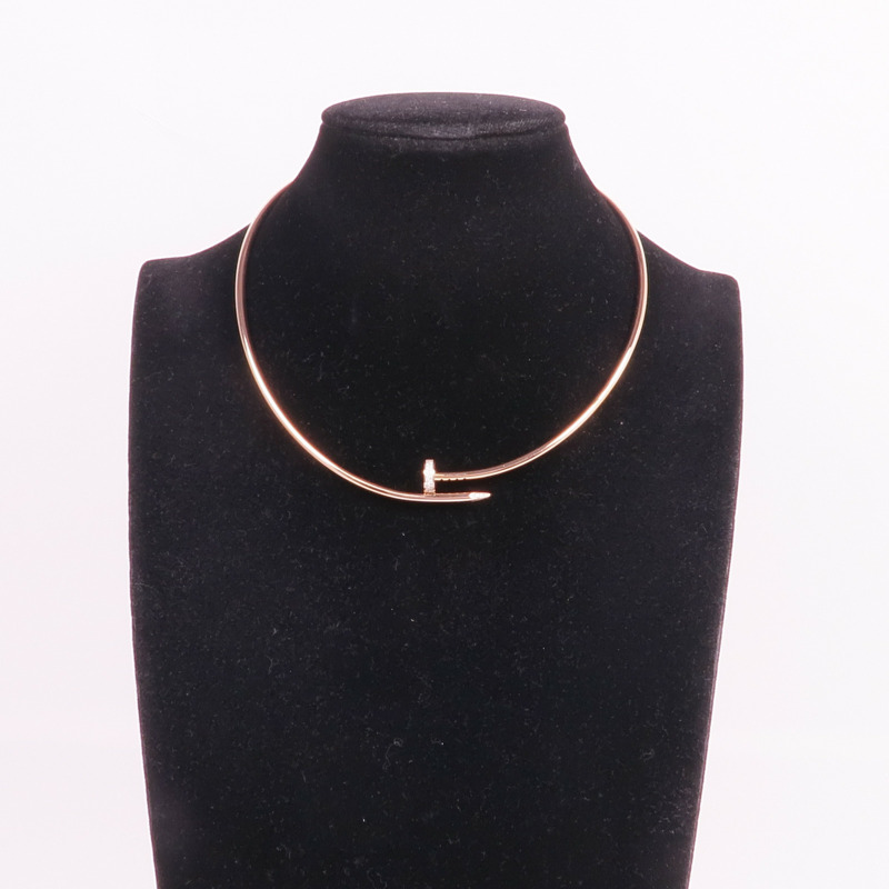 CARTIER 18K玫瑰金Juste un Clou NecklaceDiamond Necklace鑽石項鍊-7