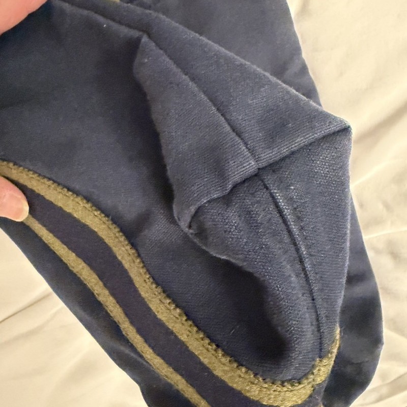 愛馬仕手提肩背包，布料藍綠色調-4