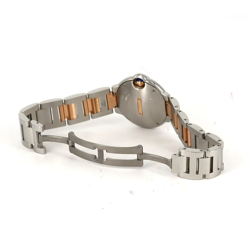 卡地亞 Ballon Bleu SM PG 組合 11P W3BB0005 SSxPG 石英錶-6