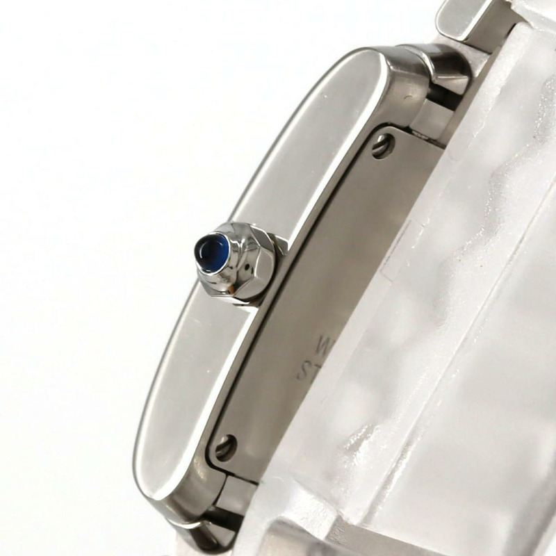 卡地亞 Tank Française SM W51008Q3 不鏽鋼石英錶-3