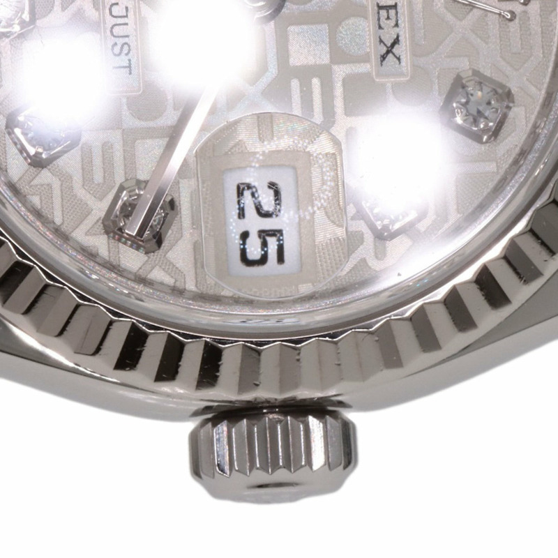 勞力士 179174G Datejust 女士十鑽腕錶，精鋼/SS/18K 白金材質-22