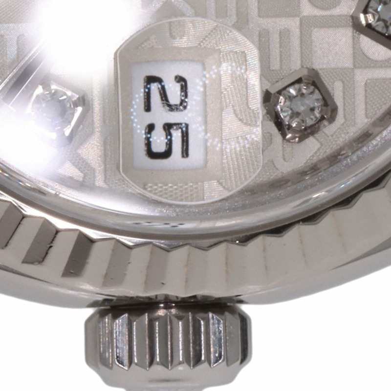 勞力士 179174G Datejust 女士十鑽腕錶，精鋼/SS/18K 白金材質-23