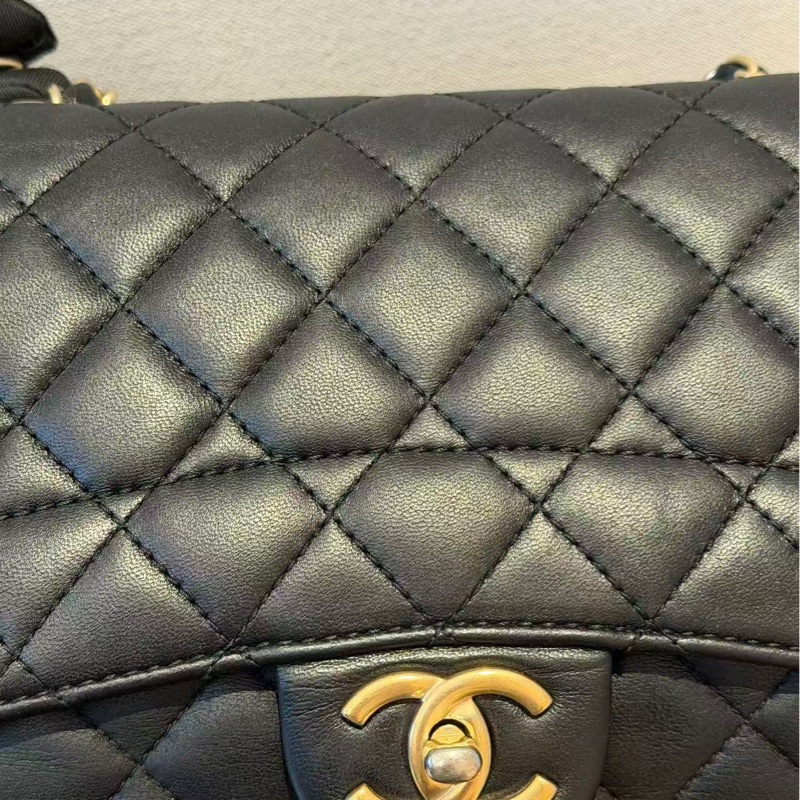 CHANEL CLASSIC FLAG LAMBSKIN-7