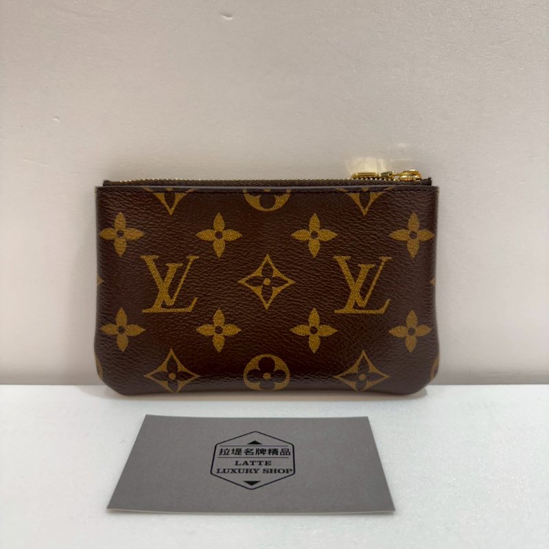 LV 拉鍊 鑰匙包/零錢包 S M13559 9成新-0