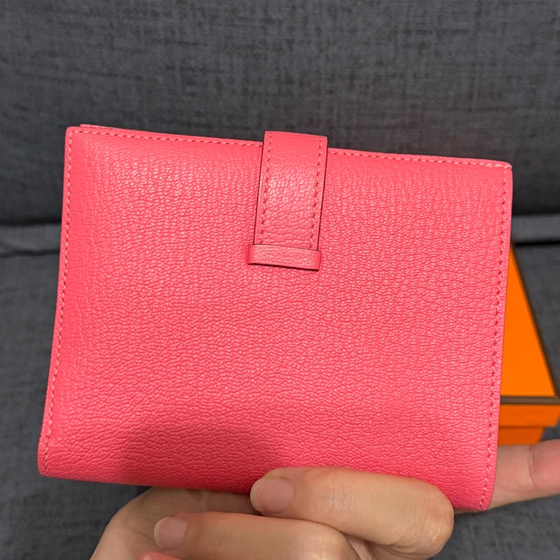 ʜᴇʀᴍèꜱ ʙᴇᴀʀɴ對開短夾 /唇膏粉金釦-7