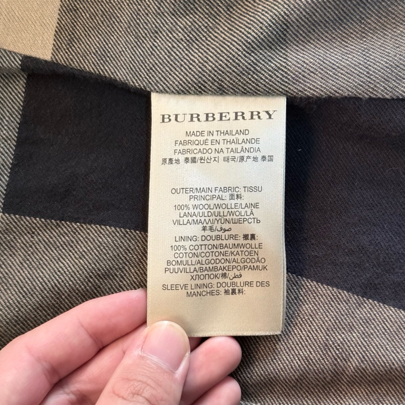 巴寶莉urberry灰色呢子西服m碼，成色新-4