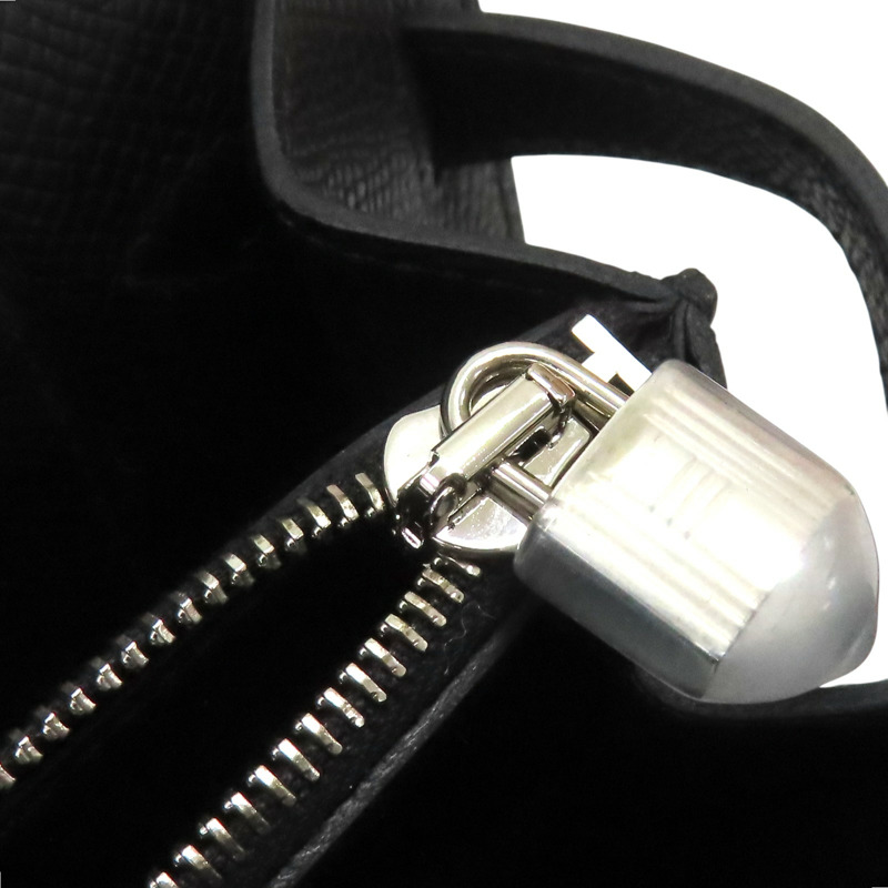 黑色 Epsom牛皮 Kelly To Go 肩背包 W刻 銀扣【HERMES 愛馬仕】-7