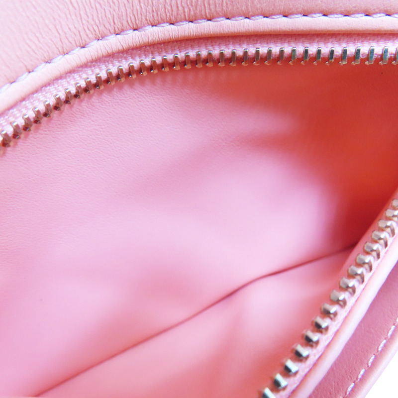 橘色 菱格紋 羊皮 Coco17 金球 鏈帶肩背包 金釦【CHANEL 香奈兒】 A35200-5