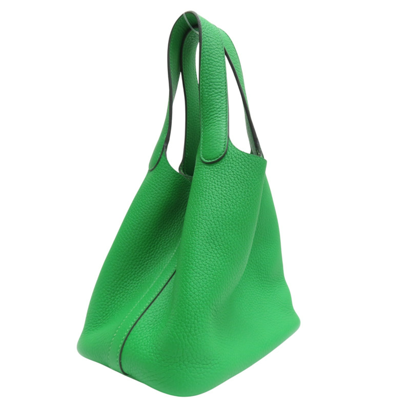 綠色 Taurillon牛皮 Picotin Lock 18 手提包 Z刻 無鑰匙【HERMES 愛馬仕】-2