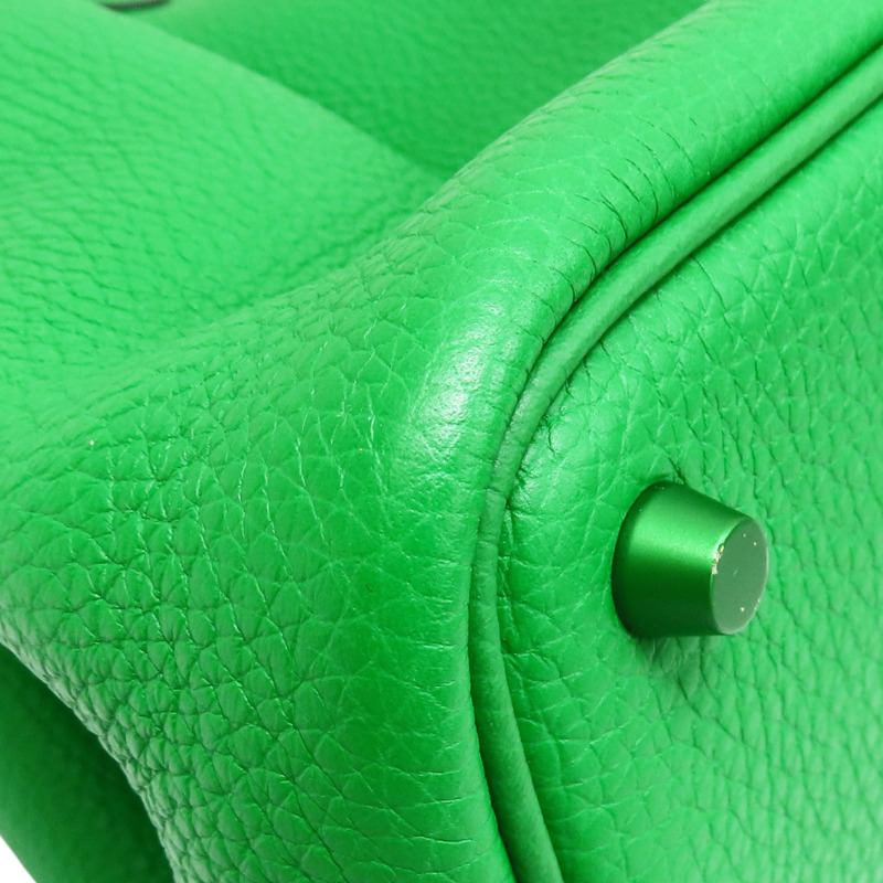 綠色 Taurillon牛皮 Picotin Lock 18 手提包 Z刻 無鑰匙【HERMES 愛馬仕】-8