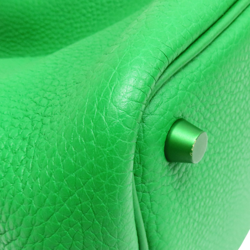 綠色 Taurillon牛皮 Picotin Lock 18 手提包 Z刻 無鑰匙【HERMES 愛馬仕】-10