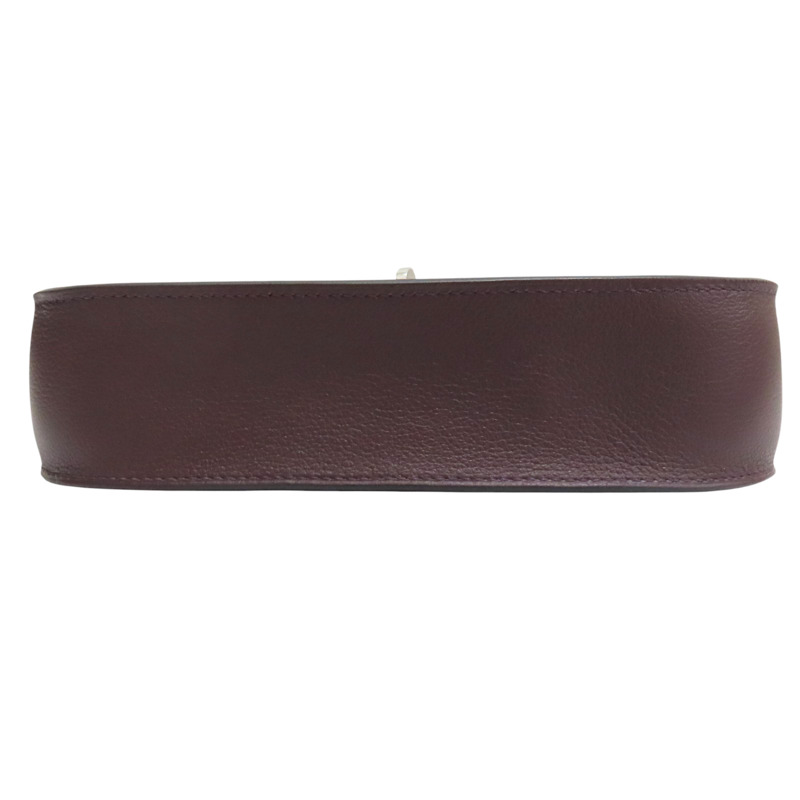 咖啡色 Evercolor牛皮 Mini Jypsiere 肩背包 W刻 銀釦【HERMES 愛馬仕】-3