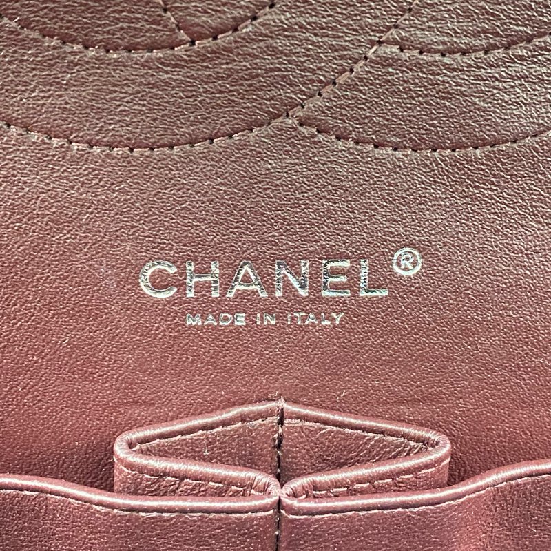 △ Chanel 香奈兒 Black Caviar Skin Silver Tone Metal Classic Double Flap Chain Shoulder Bag A58600 No.17 黑色粒紋小牛皮銀色金屬鎖鏈肩背袋No.17 - 257022826-15