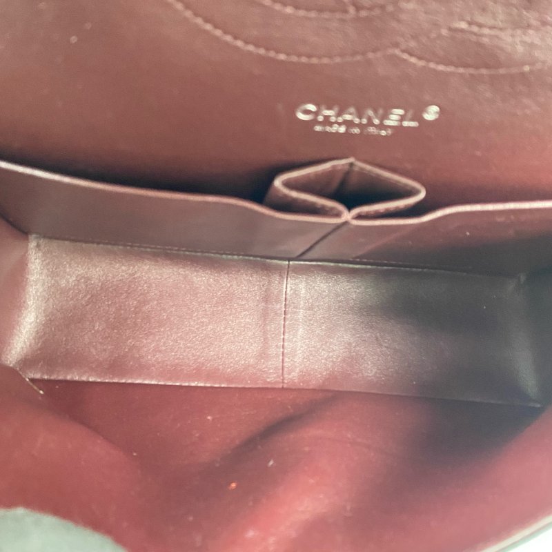 △ Chanel 香奈兒 Black Caviar Skin Silver Tone Metal Classic Double Flap Chain Shoulder Bag A58600 No.17 黑色粒紋小牛皮銀色金屬鎖鏈肩背袋No.17 - 257022826-16