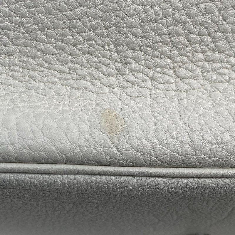 △ Hermes 愛馬仕 White Clemence Calfskin Palladium Plated Metal Lindy 34 2 Way Bag Stamp [L] 白色粒紋小牛皮鍍鈀金屬兩用袋[L]刻 - 257022472-16