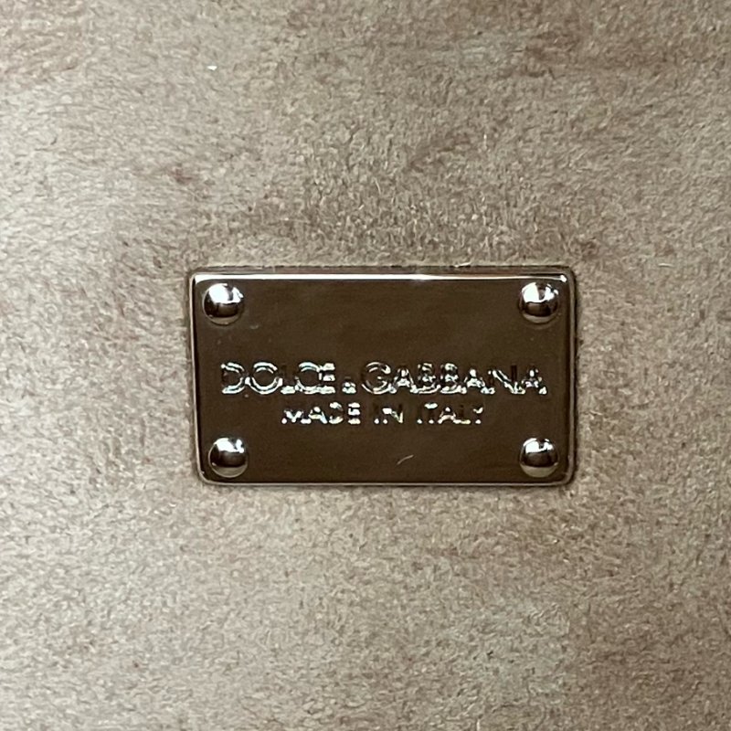 ☆ Dolce & Gabbana 杜嘉班納 White & Blue Wood Maiolica 2Way Bag 白色和藍色木兩用袋 - 257023316-17