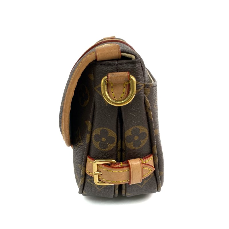 △ Louis Vuitton 路易威登 Brown Coated Canvas Monogram Saumur BB 2 Way Bag M46740 啡色塗層帆布經典老花兩用袋 - 257022865-3