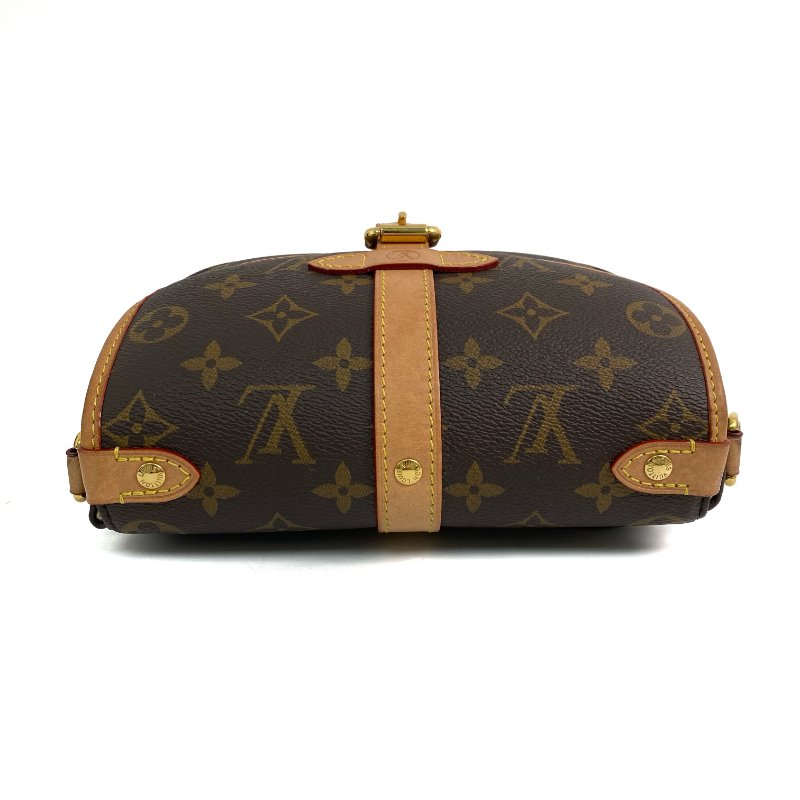 △ Louis Vuitton 路易威登 Brown Coated Canvas Monogram Saumur BB 2 Way Bag M46740 啡色塗層帆布經典老花兩用袋 - 257022865-6