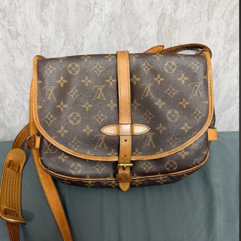 Lv 雙子星馬鞍包（M42256)-0