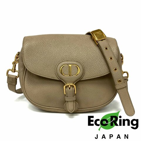 ☆ Christian Dior 迪奧 Beige Calfskin Bobby Shoulder Bag 米色小牛皮肩背袋 - 257023046