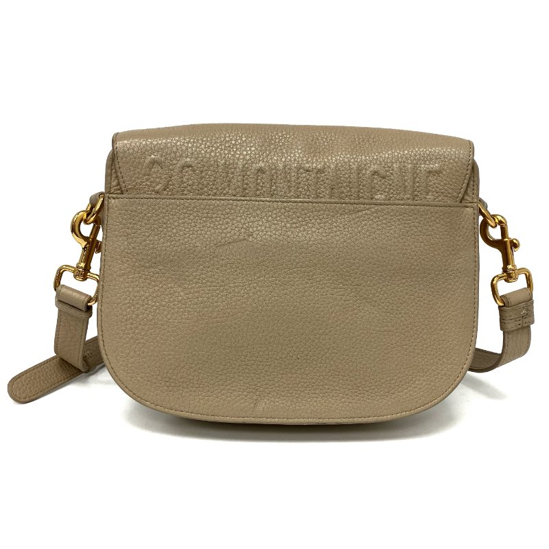 ☆ Christian Dior 迪奧 Beige Calfskin Bobby Shoulder Bag 米色小牛皮肩背袋 - 257023046-2