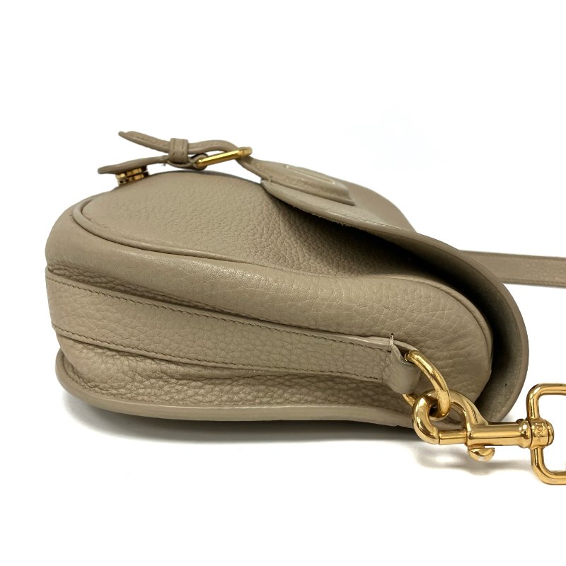 ☆ Christian Dior 迪奧 Beige Calfskin Bobby Shoulder Bag 米色小牛皮肩背袋 - 257023046-3