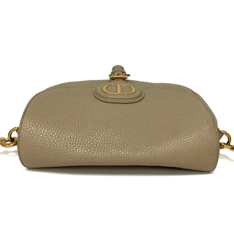 ☆ Christian Dior 迪奧 Beige Calfskin Bobby Shoulder Bag 米色小牛皮肩背袋 - 257023046-6