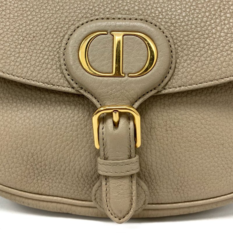 ☆ Christian Dior 迪奧 Beige Calfskin Bobby Shoulder Bag 米色小牛皮肩背袋 - 257023046-8