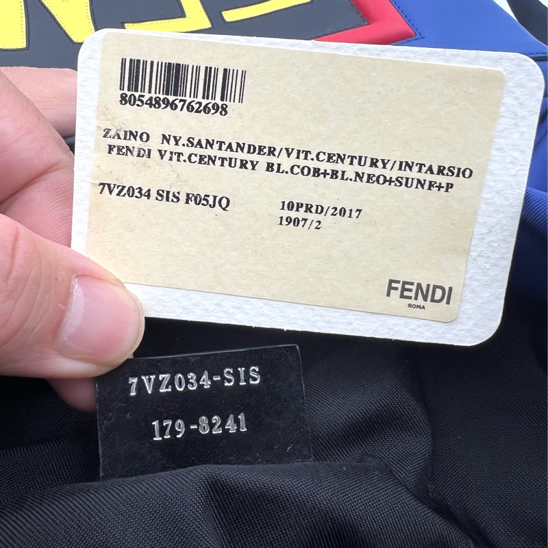 Fendi. 年輕款手提後背輕量兩用帆布包-21