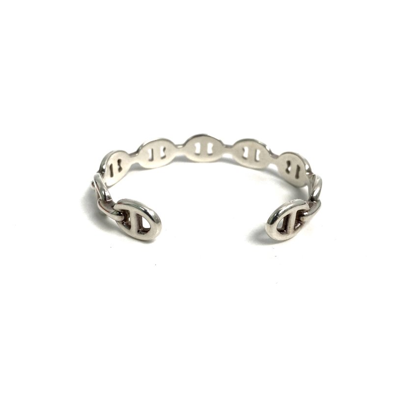 ☆ Hermes 愛馬仕 925 Silver Chaine D'ancre Bangle 925純銀手鐲 - 257023002-3