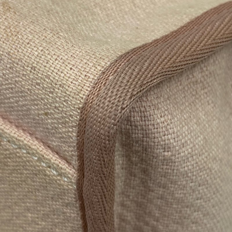 △ Chanel 香奈兒 Pink Canvas Silver Tone Metal Deauville Bowling Chain 2 Way Bag A92749 No.20 粉紅色帆布銀色金屬鎖鏈兩用袋 - 257022919-9