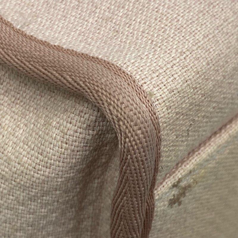 △ Chanel 香奈兒 Pink Canvas Silver Tone Metal Deauville Bowling Chain 2 Way Bag A92749 No.20 粉紅色帆布銀色金屬鎖鏈兩用袋 - 257022919-10